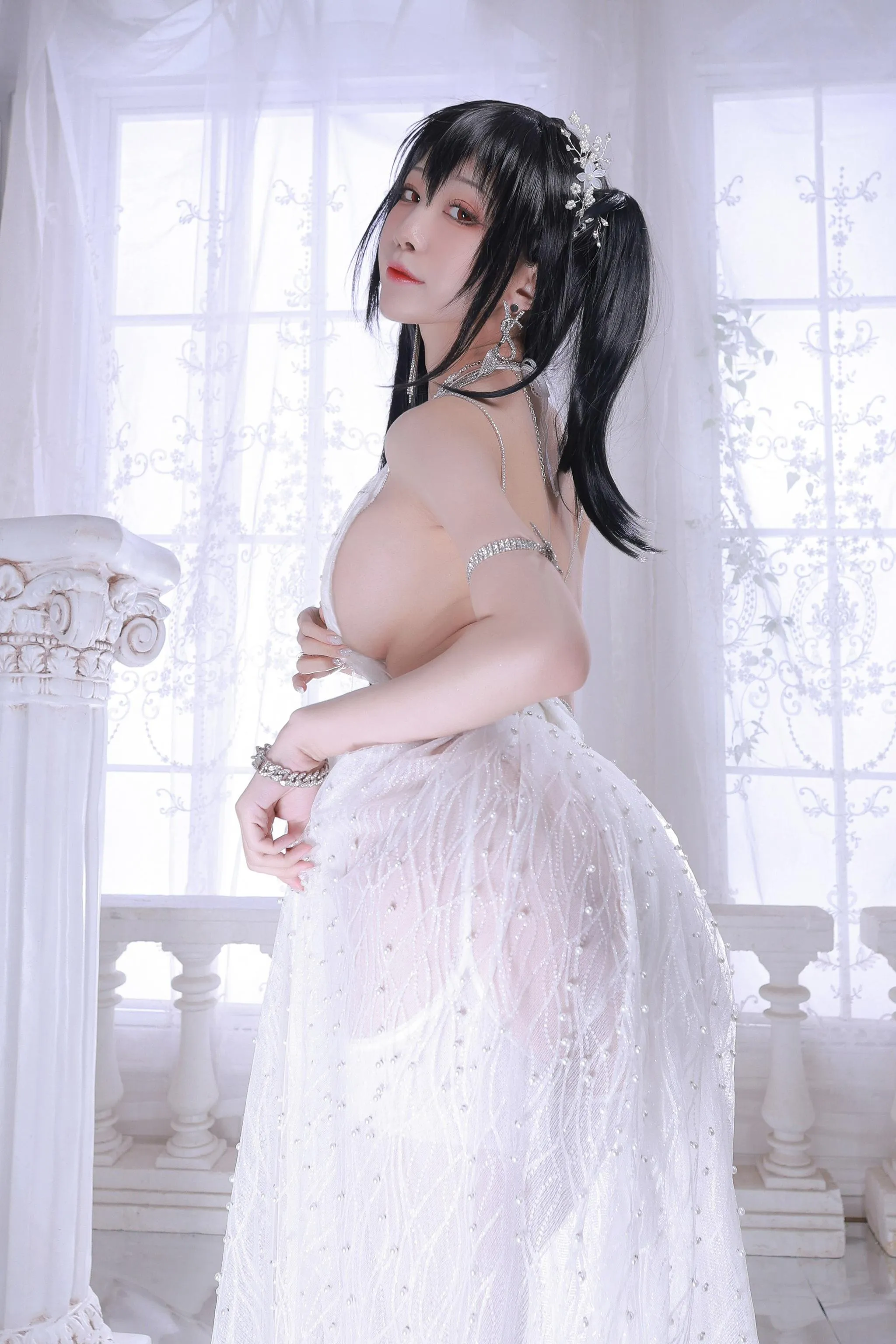 水淼Aqua – NO.101 大凤婚纱 [75P]插图6